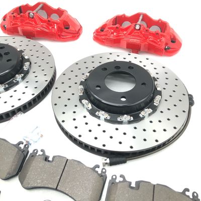 Jekit 6 Pot Big Brake Kit Red Caliper 380*36mm Disc Floating Bell