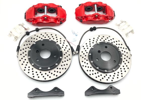 AP9200 Car 4 Pot Brake Kit Disc 330*28mm 20in Front Wheel