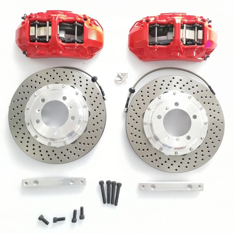 Alloy 6 Pot Brake Kit Brembo GT6 355*32mm Drilled For Boxster 987